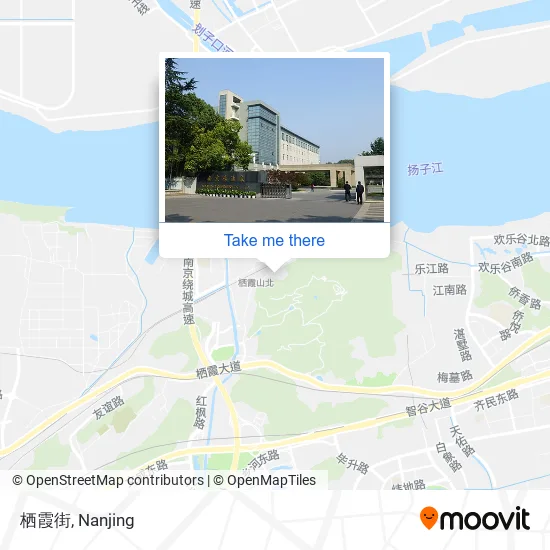 栖霞街 map