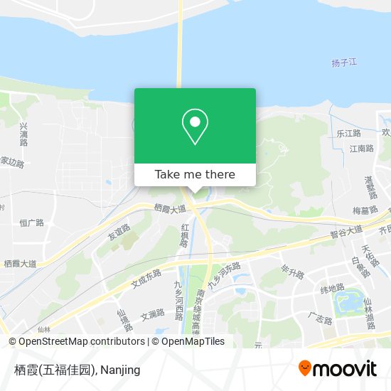 栖霞(五福佳园) map