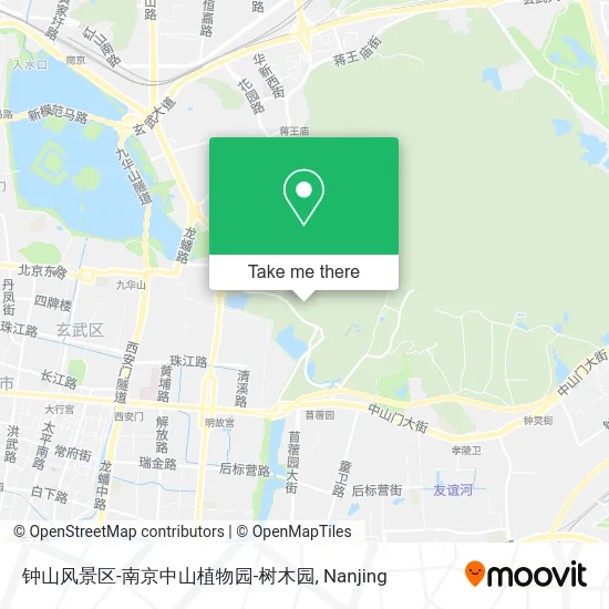 钟山风景区-南京中山植物园-树木园 map