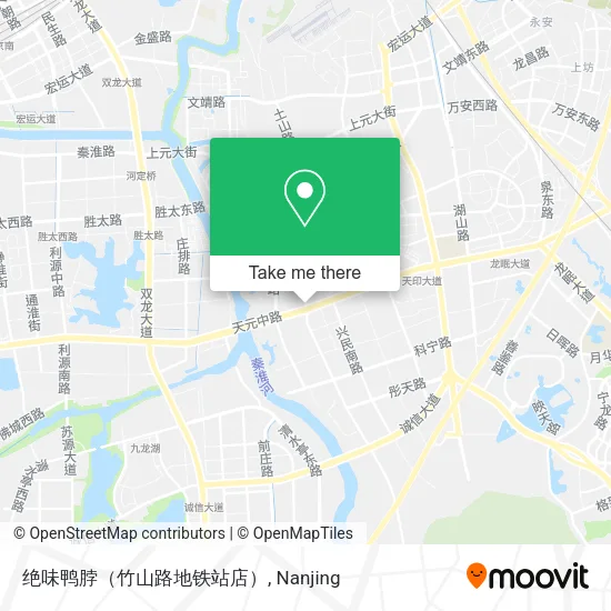 绝味鸭脖（竹山路地铁站店） map