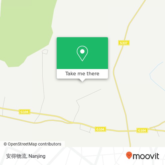 安得物流 map
