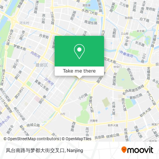 凤台南路与梦都大街交叉口 map
