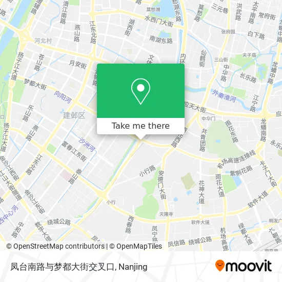 凤台南路与梦都大街交叉口 map