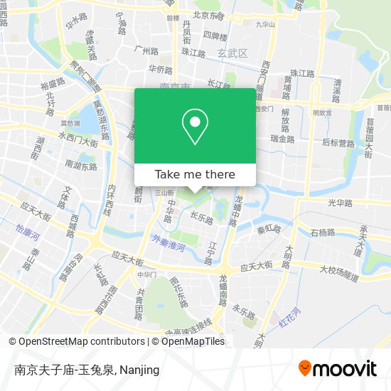 南京夫子庙-玉兔泉 map
