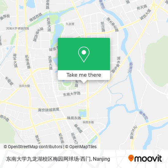 东南大学九龙湖校区梅园网球场-西门 map