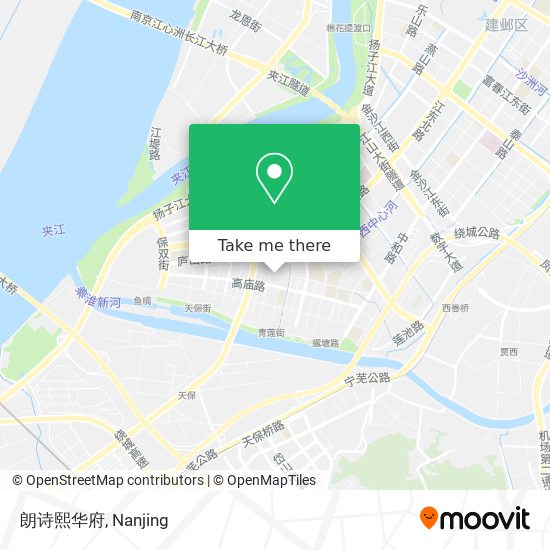 朗诗熙华府 map