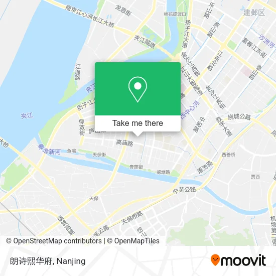 朗诗熙华府 map