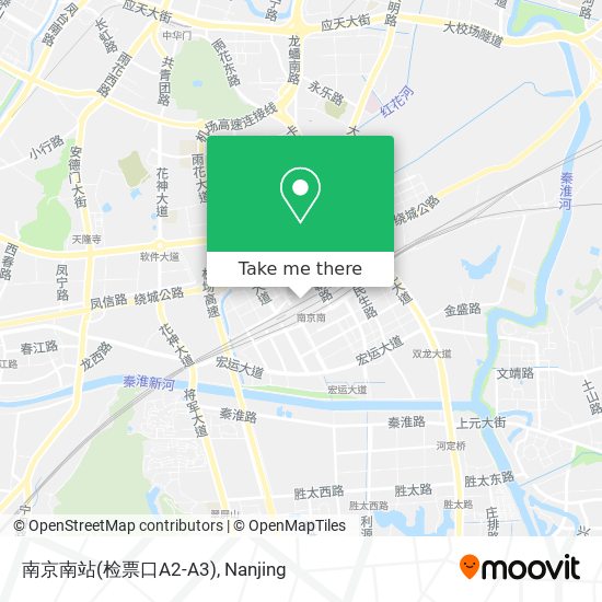 南京南站(检票口A2-A3) map