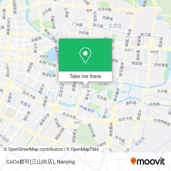CoCo都可(三山街店) map