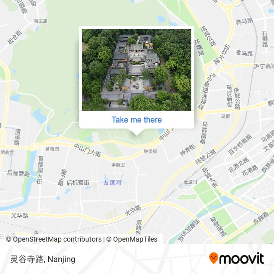 灵谷寺路 map
