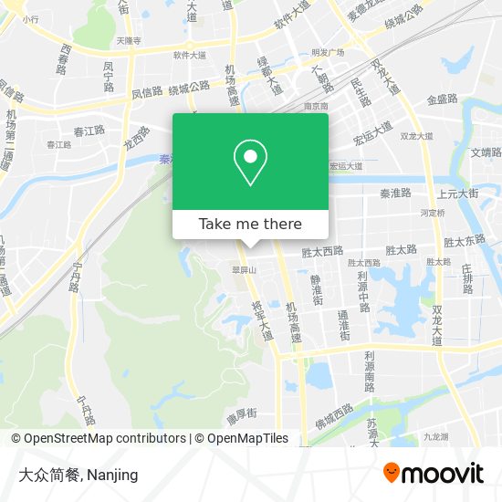 大众简餐 map