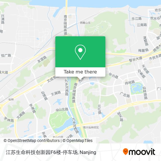 江苏生命科技创新园F6楼-停车场 map