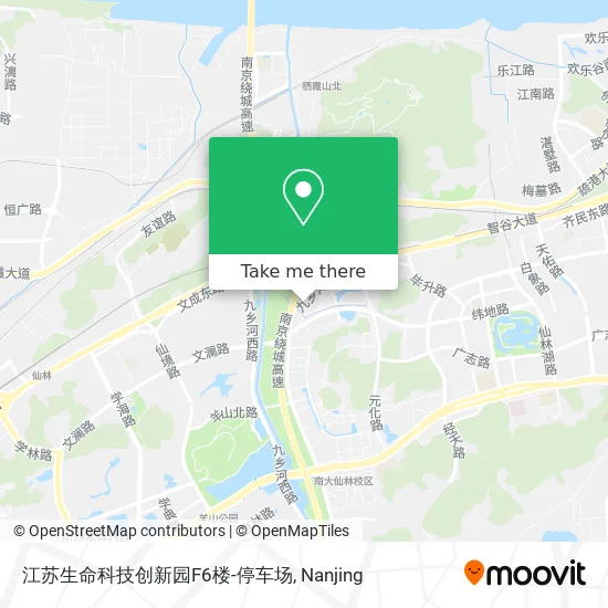 江苏生命科技创新园F6楼-停车场 map