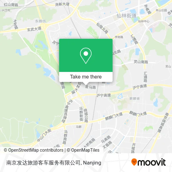 南京发达旅游客车服务有限公司 map