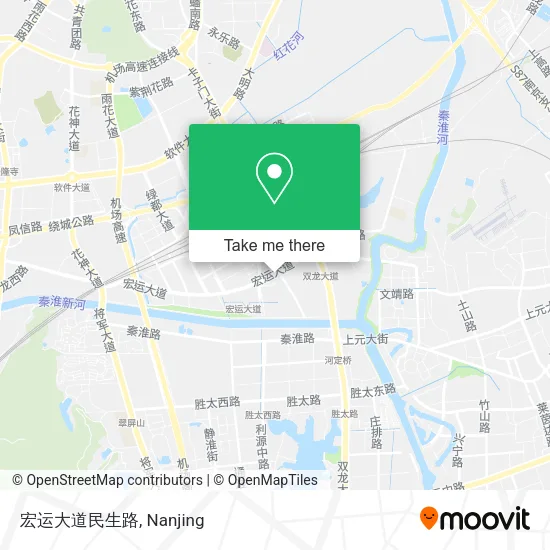 宏运大道民生路 map
