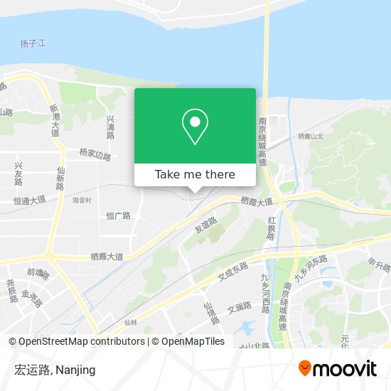 宏运路 map