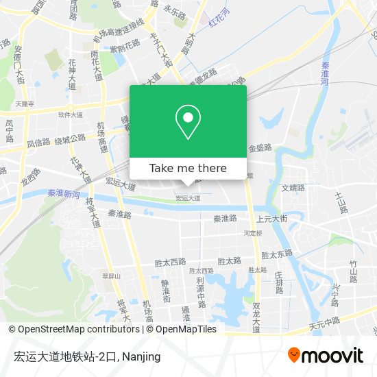 宏运大道地铁站-2口 map