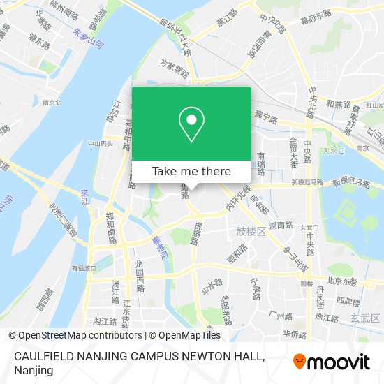 CAULFIELD NANJING CAMPUS NEWTON HALL map