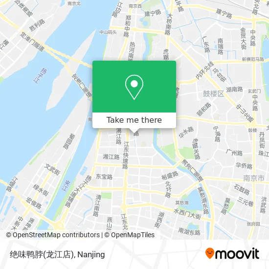 绝味鸭脖(龙江店) map