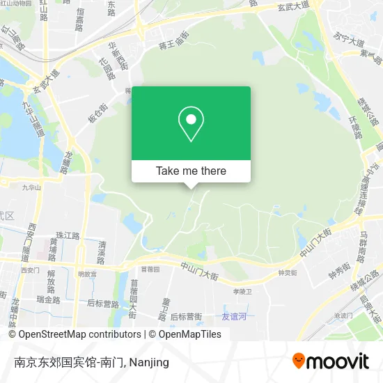 南京东郊国宾馆-南门 map