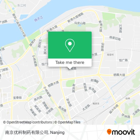 南京优科制药有限公司 map