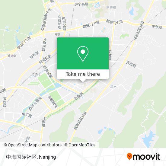 中海国际社区 map