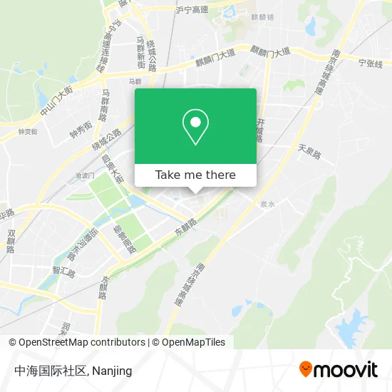 中海国际社区 map