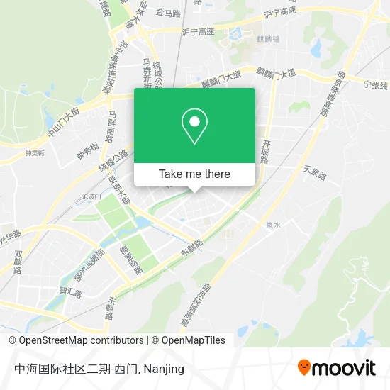中海国际社区二期-西门 map