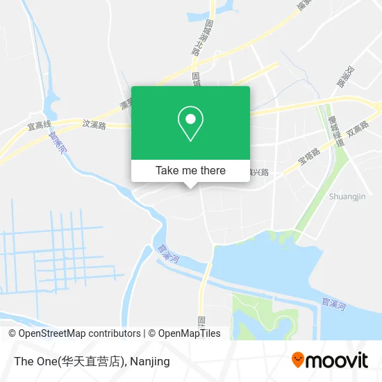 The One(华天直营店) map