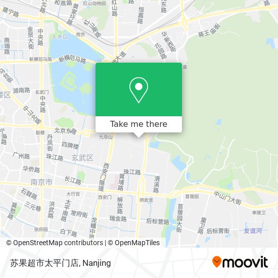 苏果超市太平门店 map