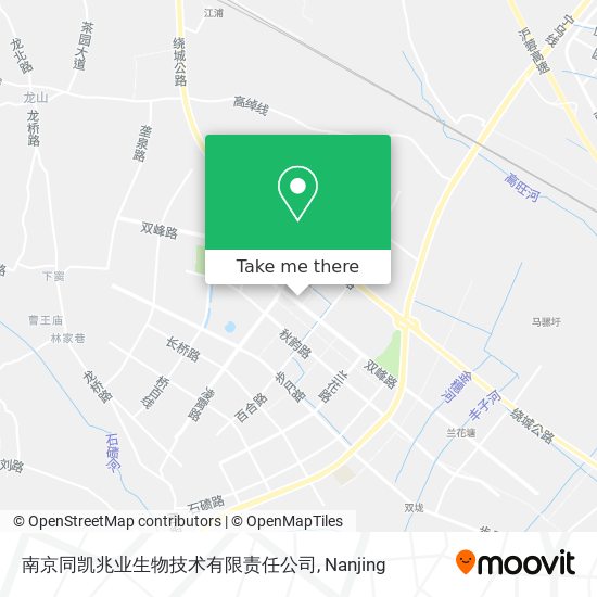 南京同凯兆业生物技术有限责任公司 map