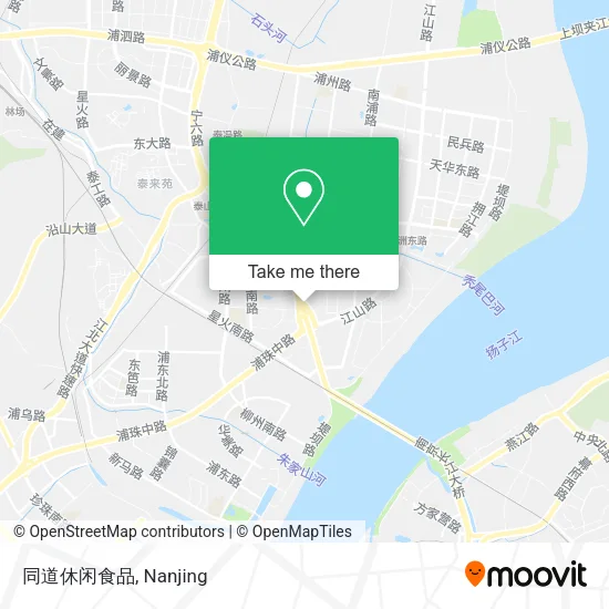 同道休闲食品 map
