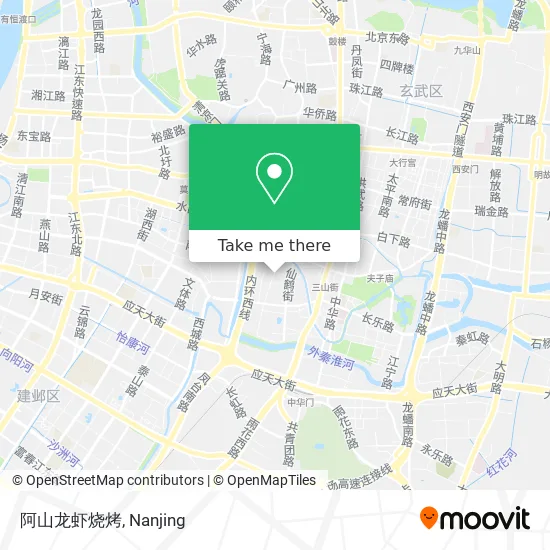 阿山龙虾烧烤 map