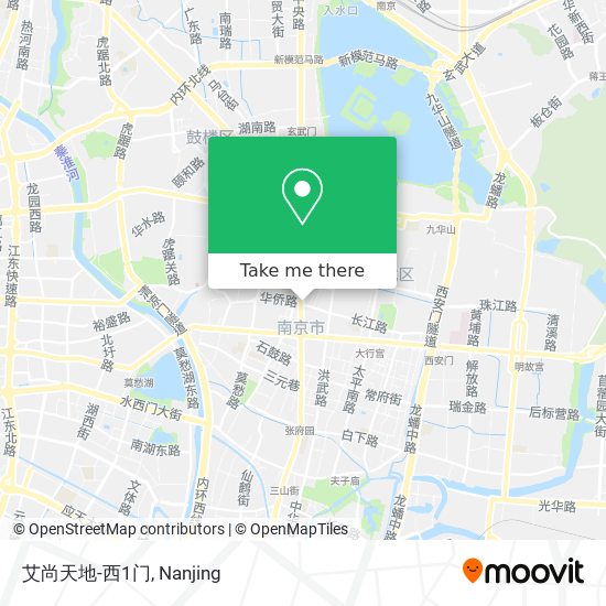 艾尚天地-西1门 map
