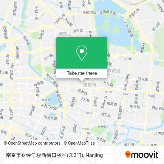 南京市财经学校新街口校区(东2门) map