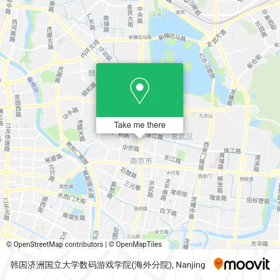 韩国济洲国立大学数码游戏学院(海外分院) map