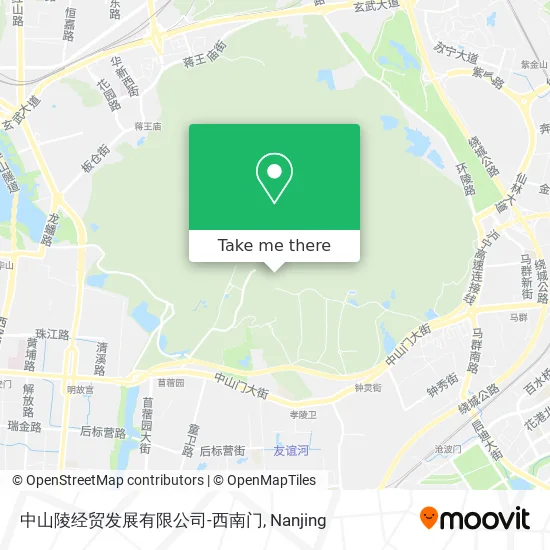 中山陵经贸发展有限公司-西南门 map