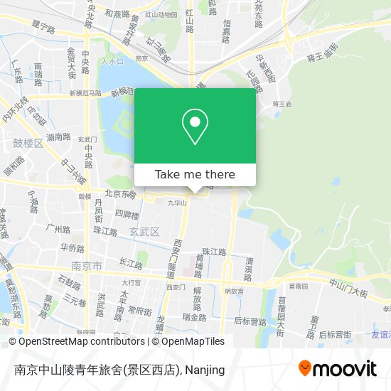 南京中山陵青年旅舍(景区西店) map