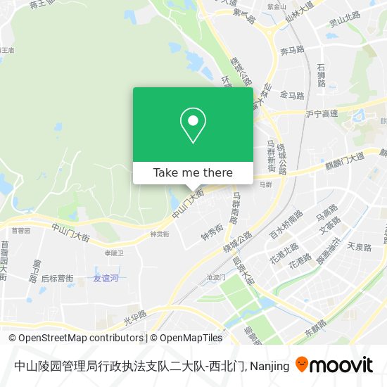 中山陵园管理局行政执法支队二大队-西北门 map
