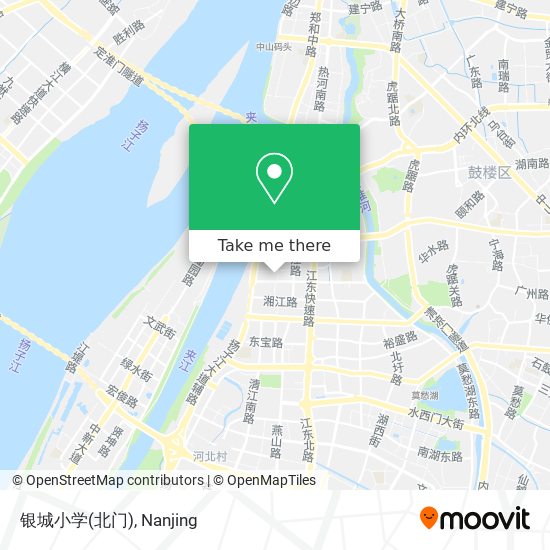 银城小学(北门) map