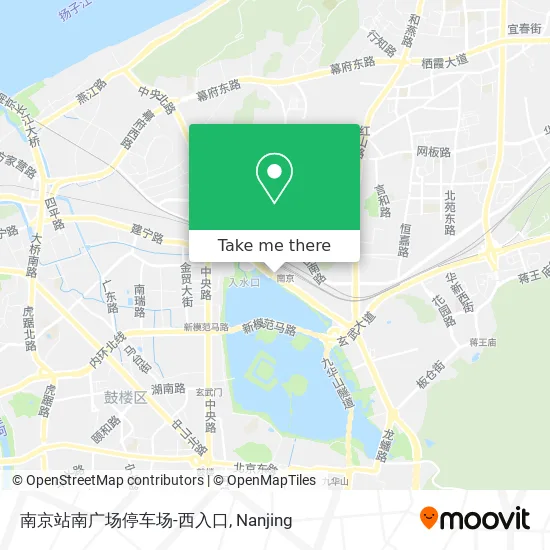 南京站南广场停车场-西入口 map