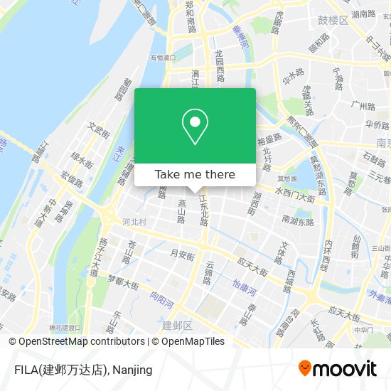 FILA(建邺万达店) map