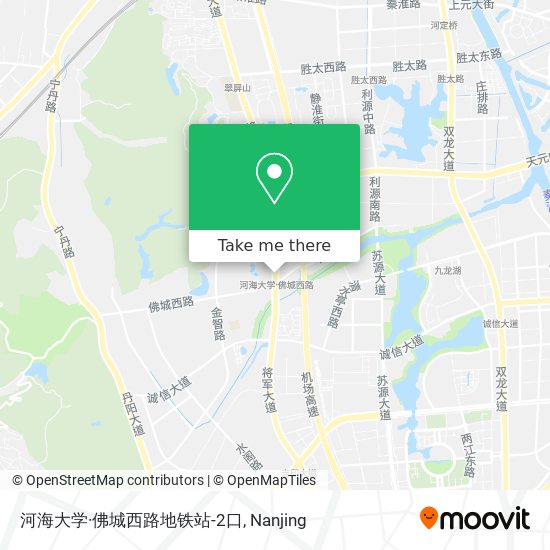 河海大学·佛城西路地铁站-2口 map