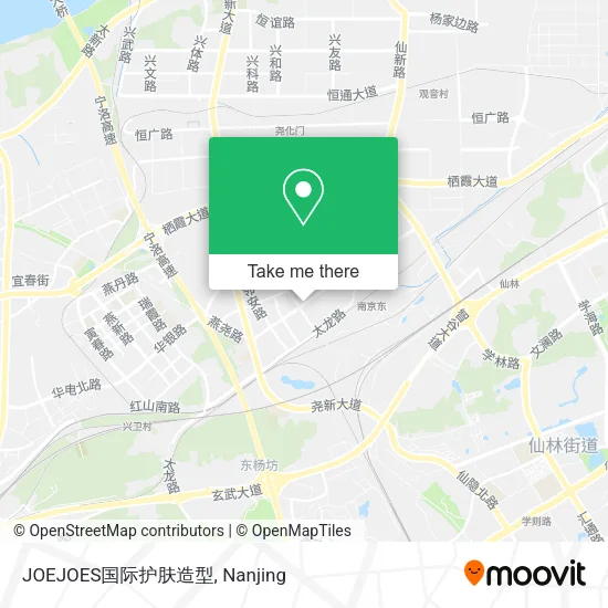 JOEJOES国际护肤造型 map