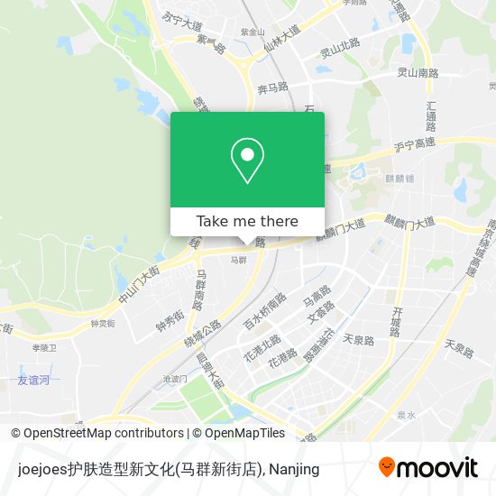 joejoes护肤造型新文化(马群新街店) map