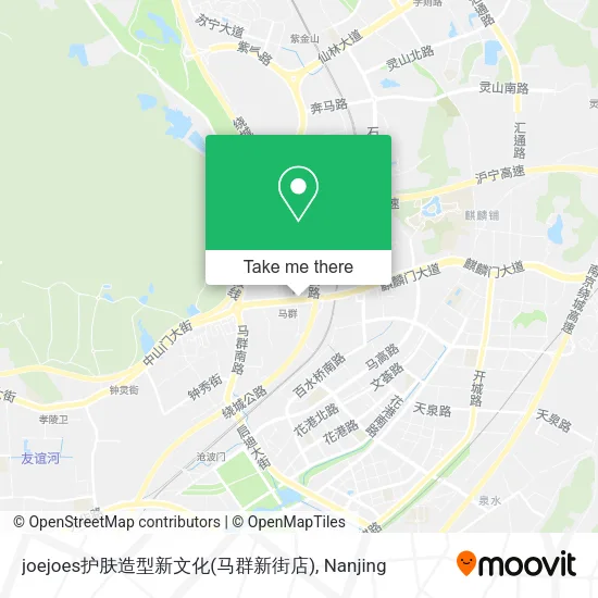 joejoes护肤造型新文化(马群新街店) map
