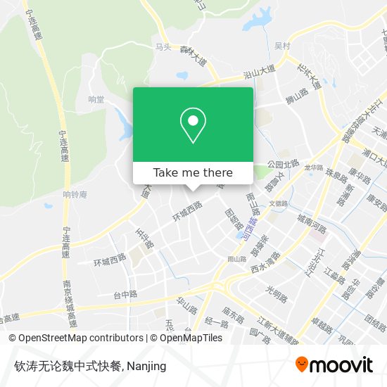 钦涛无论魏中式快餐 map