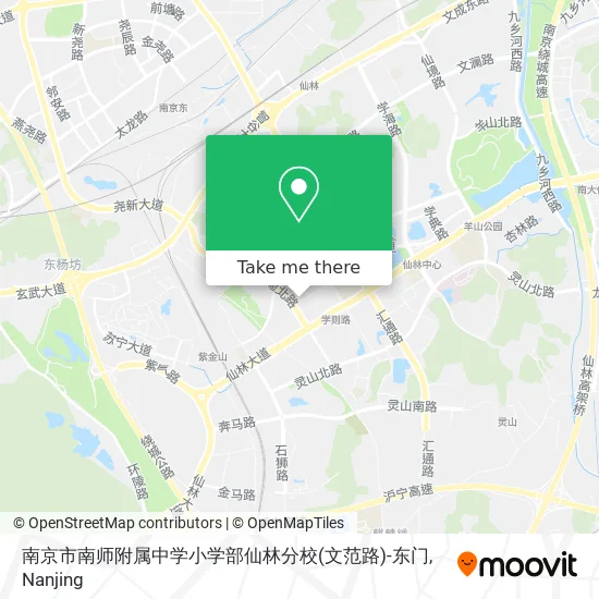 南京市南师附属中学小学部仙林分校(文范路)-东门 map