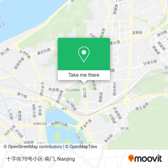 十字街70号小区-南门 map