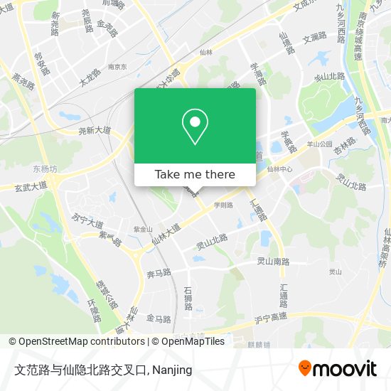 文范路与仙隐北路交叉口 map